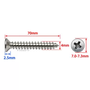 Vít Nhọn KA 304 M4*70mm